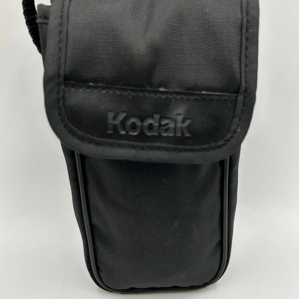 Vintage Kodak Black Camera Simple Compact Carrying Bag Pouch Loop Strap for Belt
